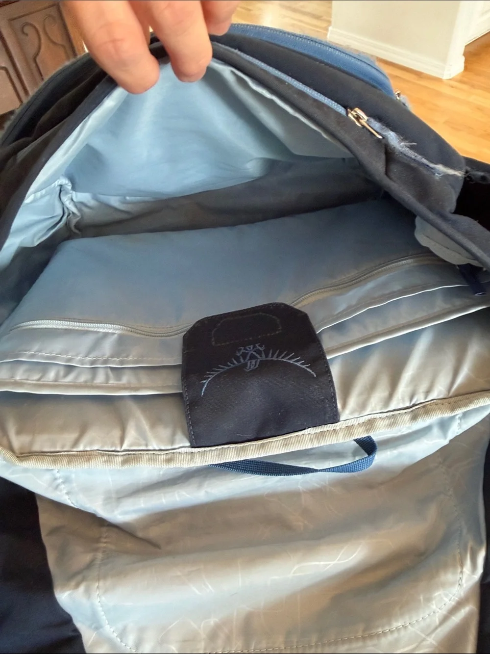 OSPREY FlapJill Dark Blue Messenger Bag with Laptop Pocket